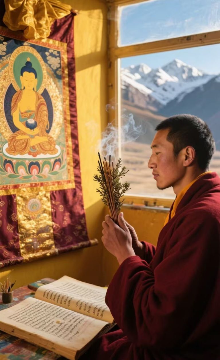 認識藝術家：Tenzin Wangyal 自學成才的唐卡畫家 |連結傳統與現代