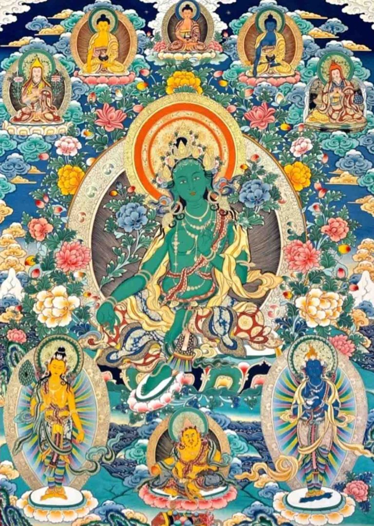 Discover the Sacred Art of Drepung Monastery Thangka: Where Tibetan Spirituality Meets Timeless Craftsmanship