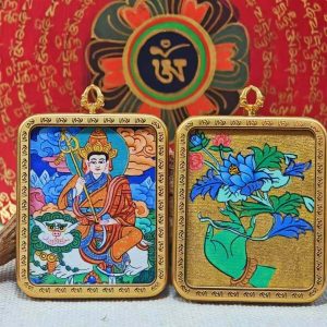 Ksitigarbha Bodhisattva [Double-Sided Hand-Painted Thangka]