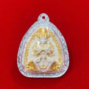 Palden Lhamo Hand-Painted Thangka Pendant [Tibetan Style]