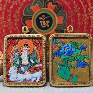 Samantabhadra Bodhisattva [Double-Sided Hand-Painted Thangka]