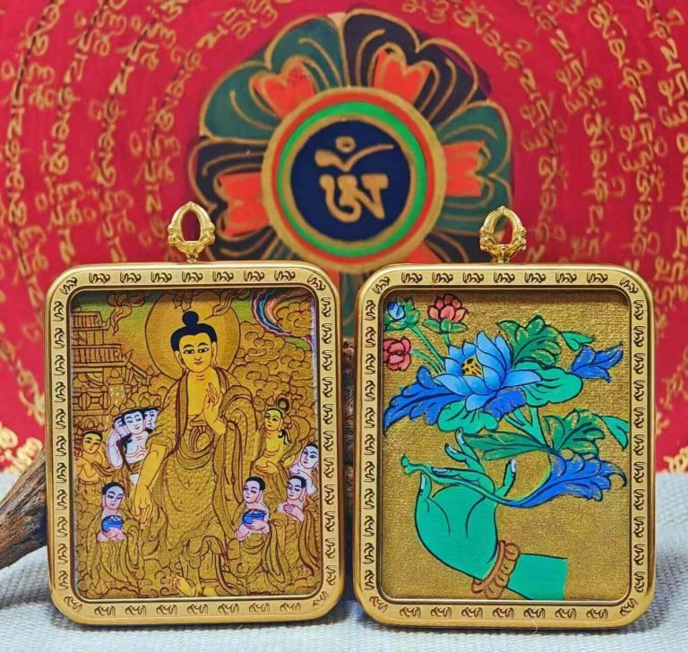 Shakyamuni Buddha [Double-Sided Hand-Painted Thangka]