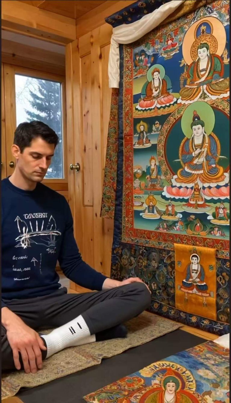 Thangka Art: Ancient Wisdom and Modern Tranquility – A Guide to Meditation, Stress Reduction and Happiness